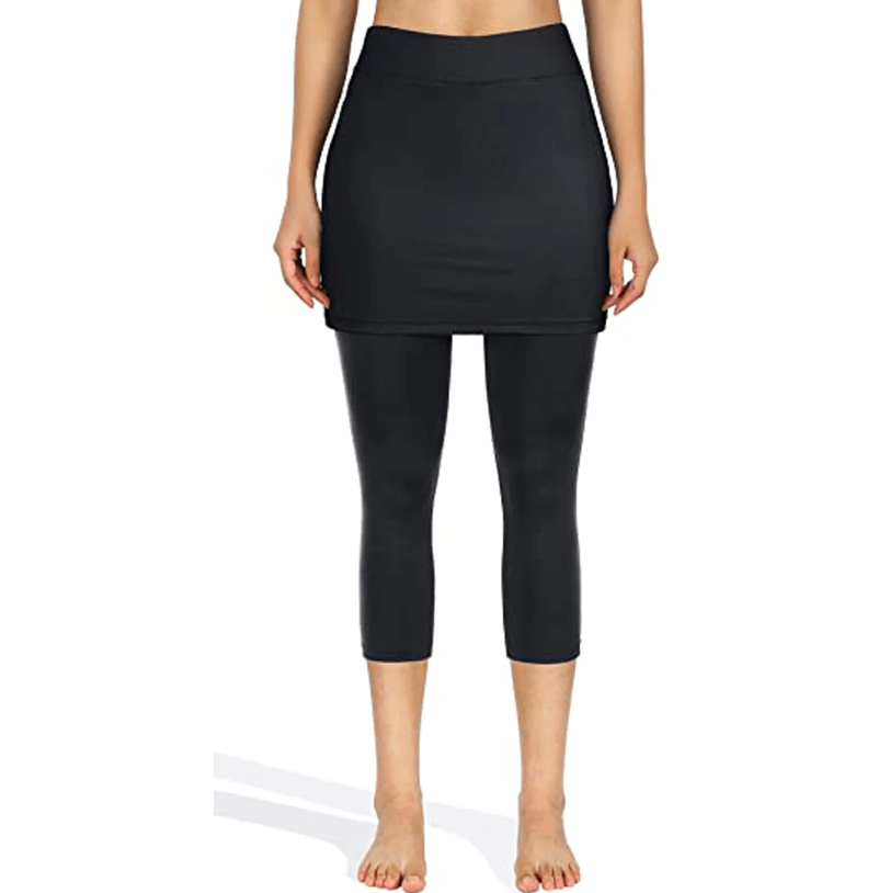 Hochwertige Rockleggings für Damen, Mireille, mit praktischen Seitentaschen, optimal für Workout.