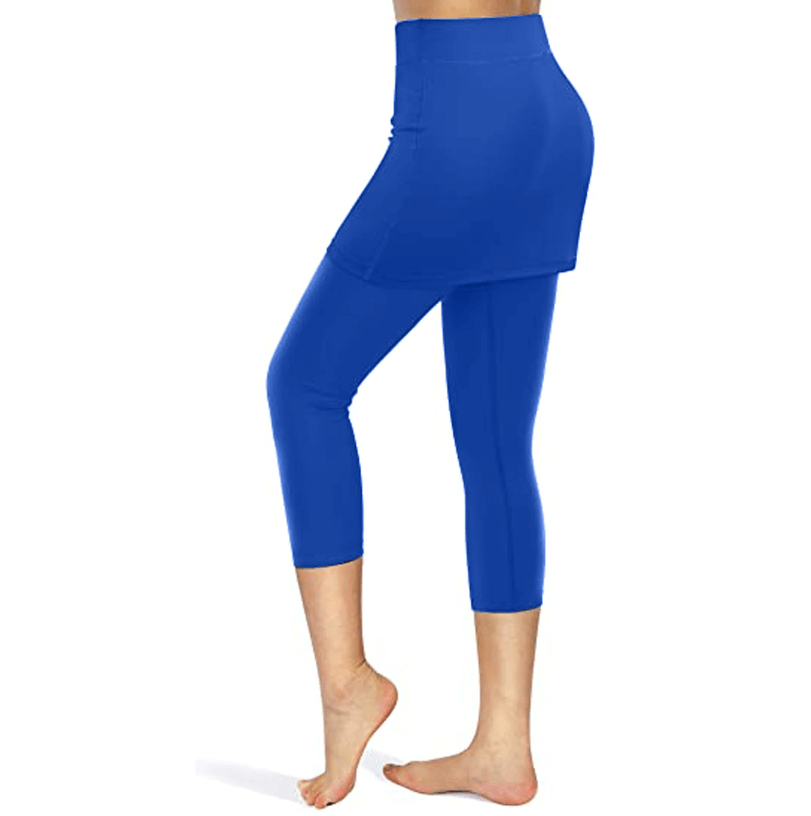 Damen Activewear Rock-Leggings mit seitlichen Taschen, bietet Bewegungsfreiheit und stilvolles Design.