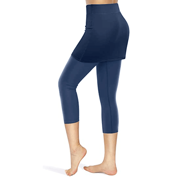Moderne Damen Rock-Leggings Mireille mit praktischen Taschen, ideal für Sport & Training.