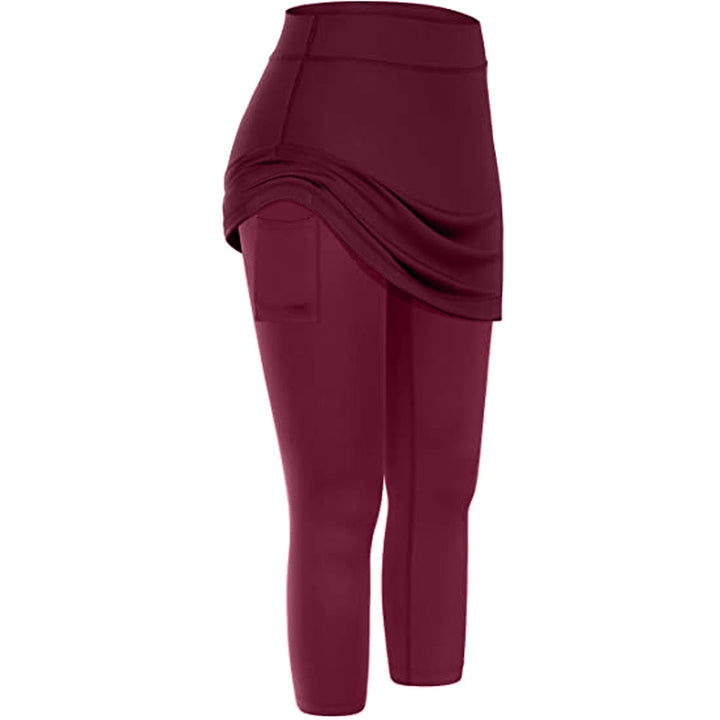 Komfortable Sportleggings für Damen, Rockleggings mit praktischen Seitentaschen, perfekt für Workout.