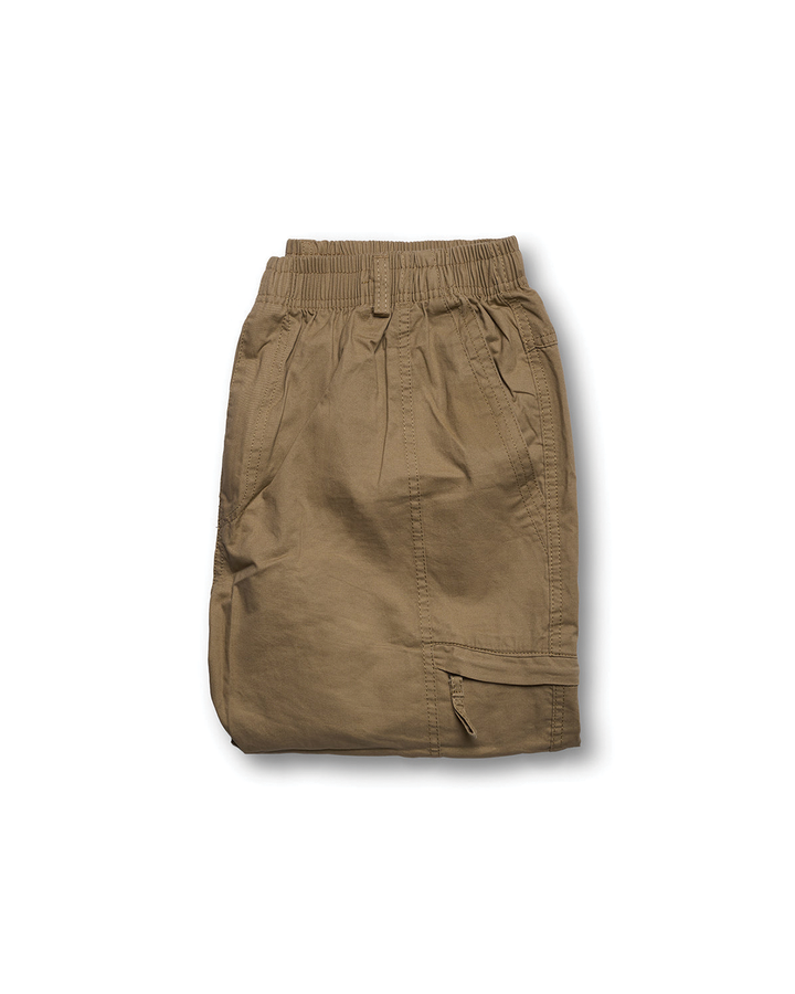 Stilvolle Herren Freizeithose in Grau, eine Stretch-Cargohose mit ultimativem Komfort für Reisen & Alltag.