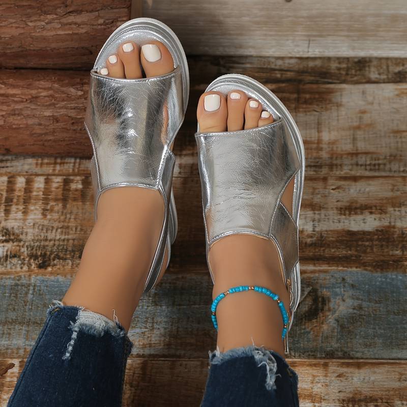 Bequeme orthopädische Damen Sommer Sandalen für höchsten Komfort. Stilvolle Schuhe mit Fuß Unterstützung.