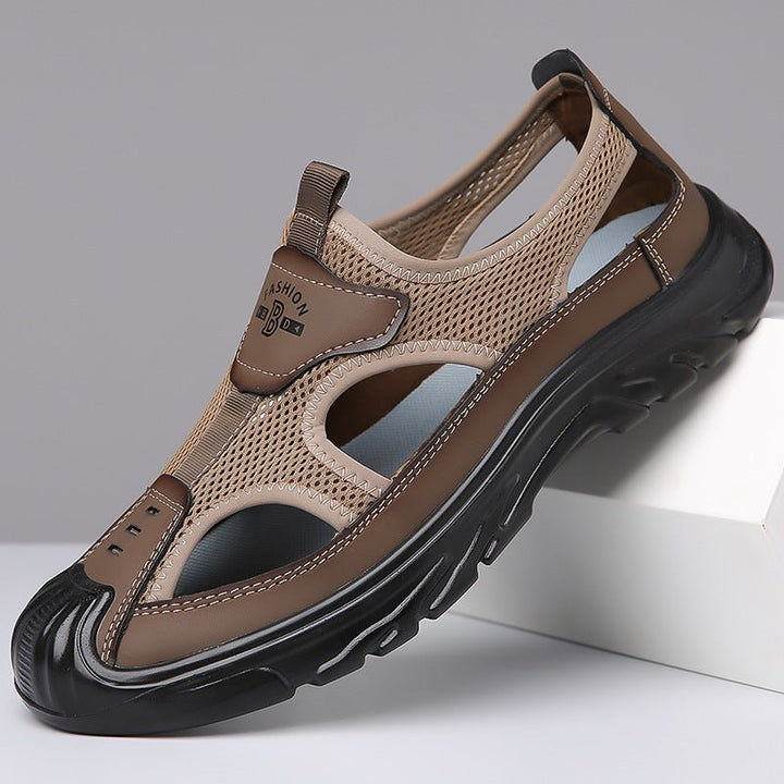 Herren Sommer Sandalen, orthopädisch, atmungsaktiv & rutschfest für Komfort in der Freizeit.