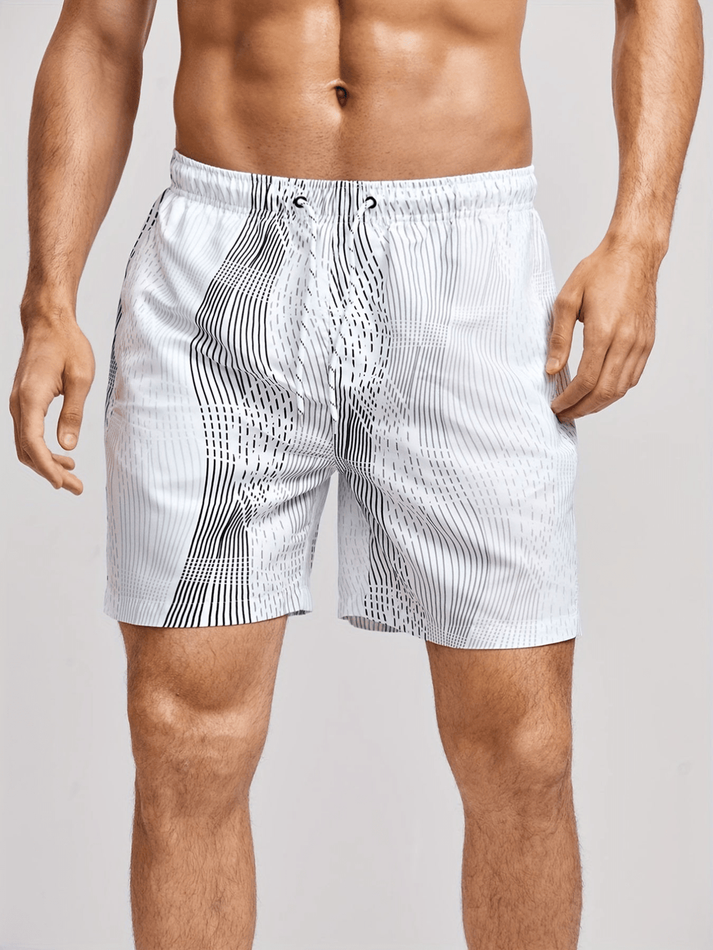Modische Herren Badeshorts Luca. Schnelltrocknende Schwimmshorts für Strandmode und Urlaub am Meer.