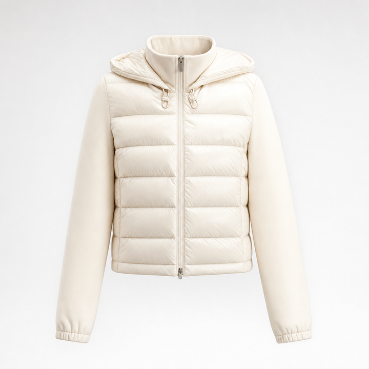 Stilvolle Damen-Taillenjacke, kurz & gesteppt. Vielseitige Freizeitjacke für kühle Übergangstage.