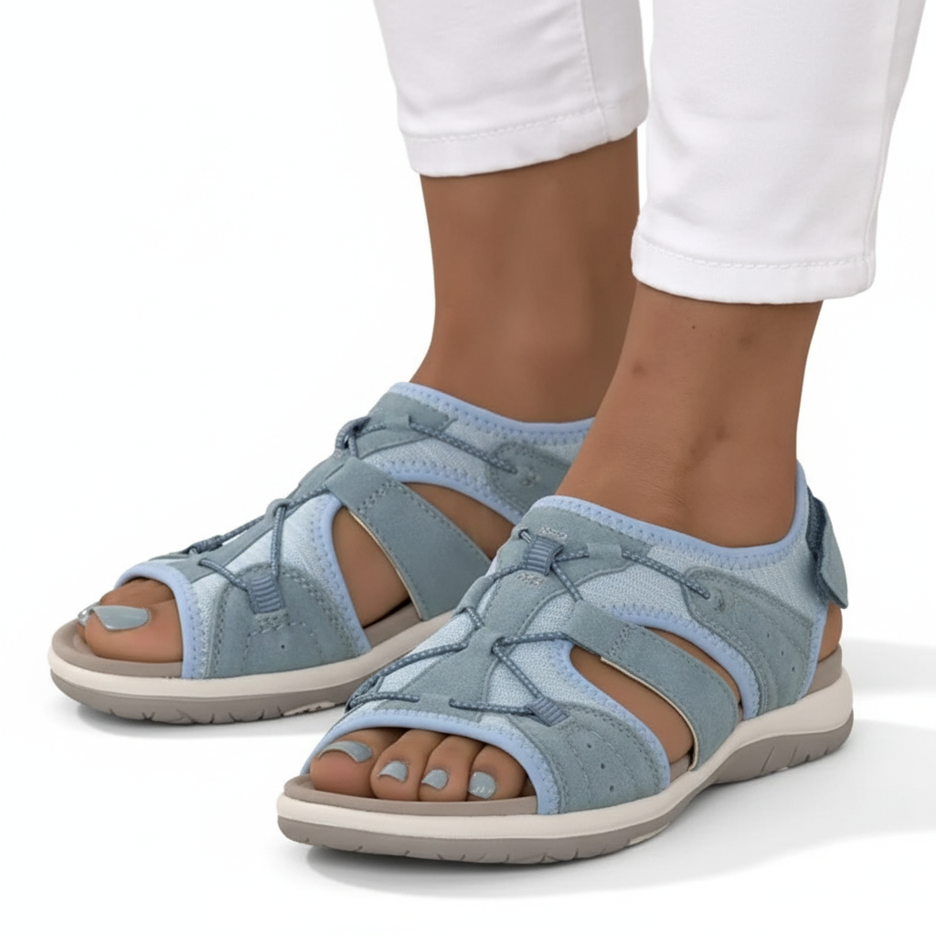 Orthopädische Ursula Damensandalen: Komfortable Alltagsschuhe mit Fokus auf Fußgesundheit & Bequemlichkeit.