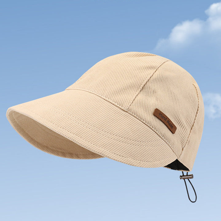 Vielseitiger Damen-Reisehut "Alina" in Beige, faltbar & atmungsaktiv, mit UV-Schutz.