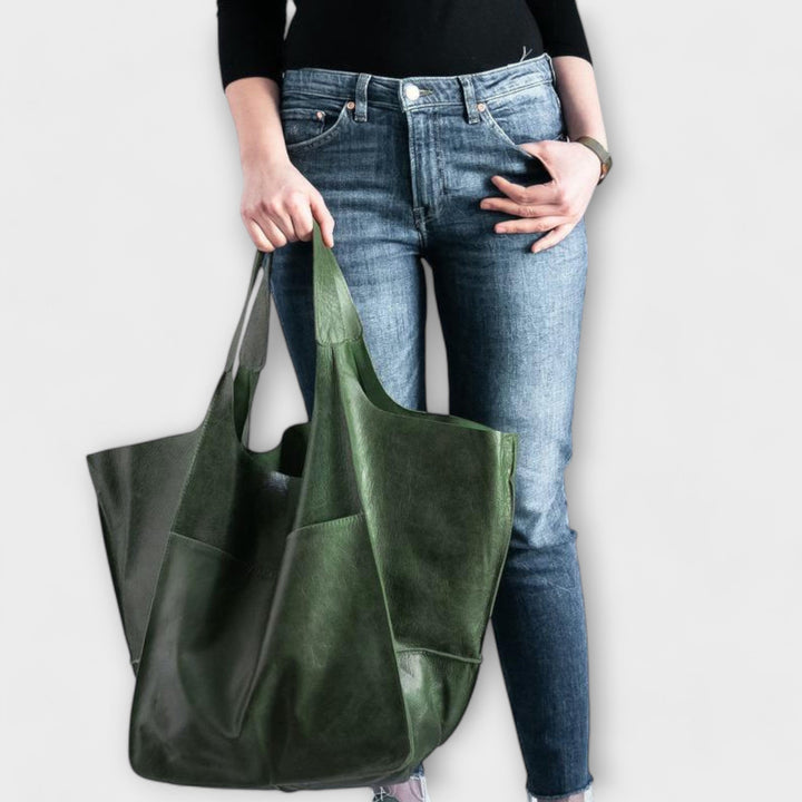 Praktische Schultertasche aus PU-Leder, unisex & geräumig, für Wochenendausflüge.