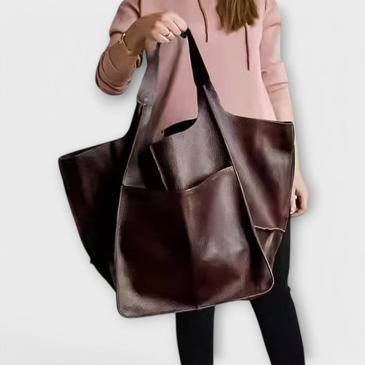 Robuste Unisex Reisetasche aus PU-Leder, geräumig & chic, für jeden Anlass.
