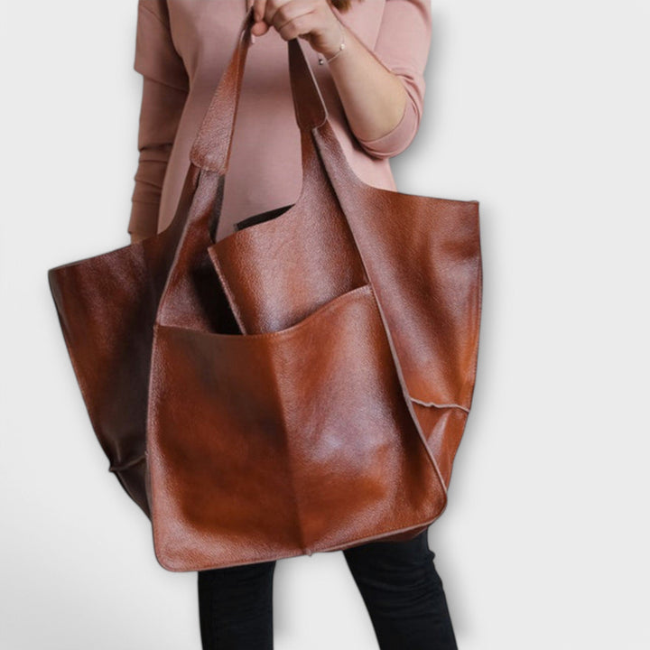 Stilvolle Wochenendtasche aus PU-Leder, unisex, ideal für Kurzreisen & Sport.