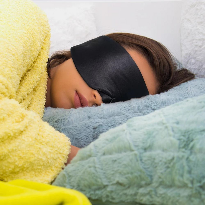 Vielseitige Unisex Schlafmaske für Reisen, Meditation & täglichen Gebrauch. Bequem für tiefe Erholung.