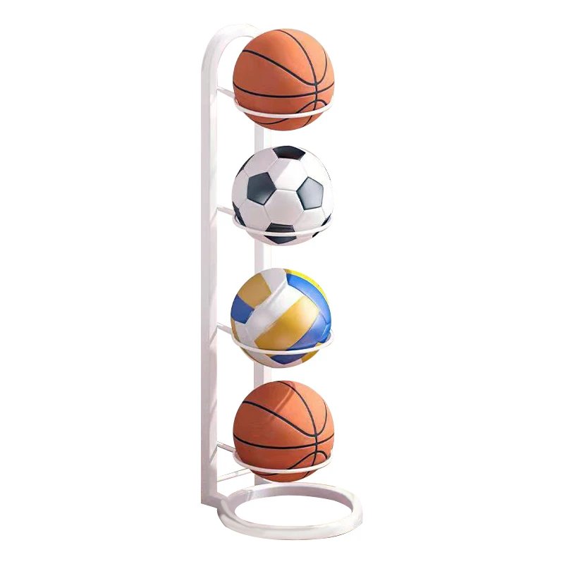 Metall-Sportball-Organizer schafft Ordnung. Robuste Aufbewahrung für Sportbälle in Garage & Hobbyraum.