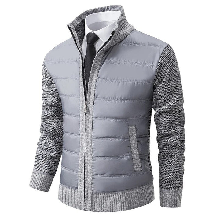 Bequeme Herrenjacke mit Reißverschluss, urbaner Look, schützt vor Wind und Kälte.