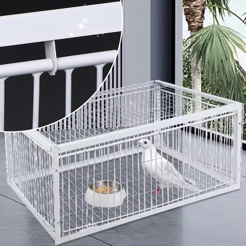 Robuste Metall-Vogelfalle für humane Schädlingsbekämpfung; sicherer Fang von Tauben und anderen Vögeln.