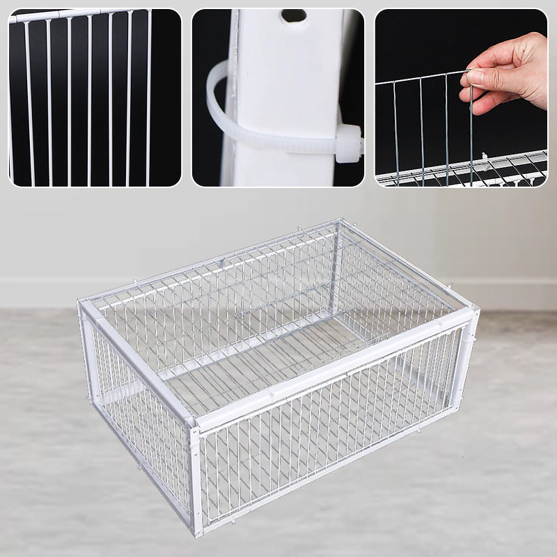 Sichere und effektive Lebendfalle für Vögel, geeignet für den Einsatz in städtischen und ländlichen Gebieten.
