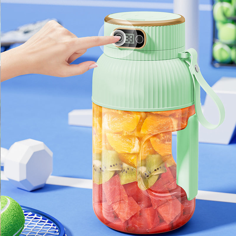 Kompakter kabelloser Smoothie Mixer für unterwegs, Fitness & Reisen. Frisch & gesund dank leistungsstarkem Motor.
