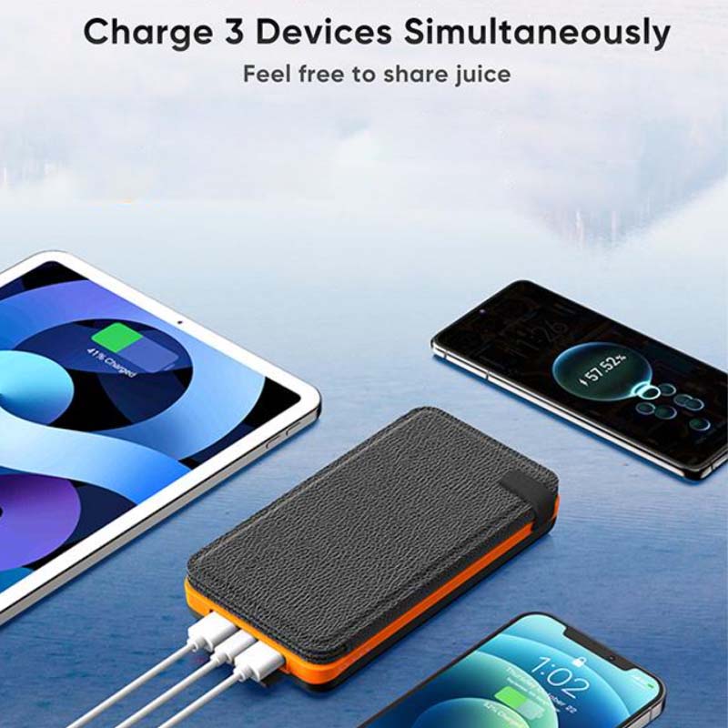 Kompakte Solar Powerbank SunCore mit 4 Panels. Tragbares Ladegerät für Handy & Gadgets. Ideal für Outdoor, Reisen.
