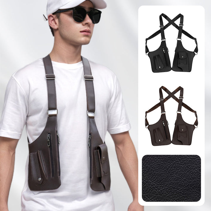 Herren Diebstahlsichere Umhängetasche in Schwarz, ideal für Reisen & Alltag. Sicher, diskret & leicht.