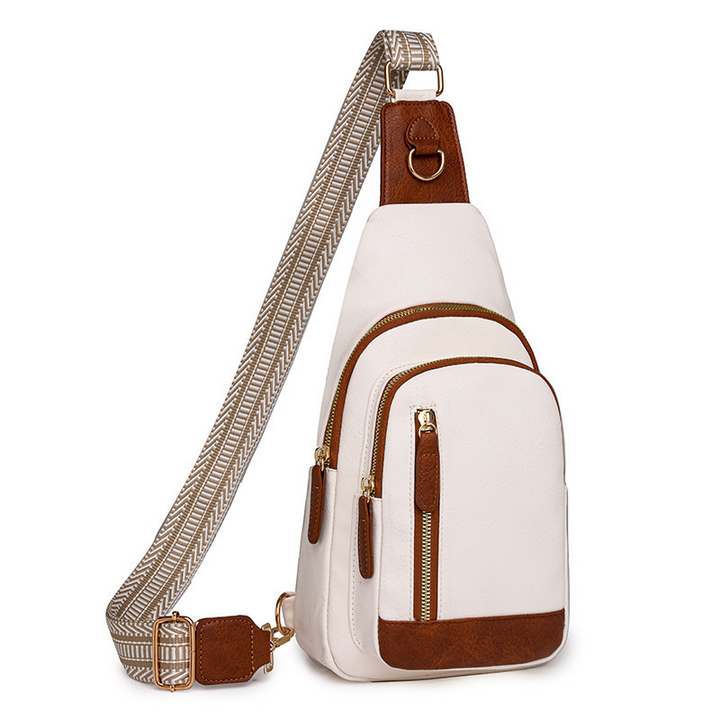 Elegante Cleo Schultertasche aus Kunstleder, vielseitig als Umhängetasche für Damen.