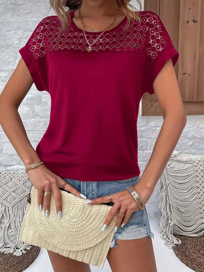 Stilvolles Damen Fledermaus-T-Shirt für Eleganz & Komfort. Lockeres Langarm-Oberteil, perfekt für modische Herbst-Looks.