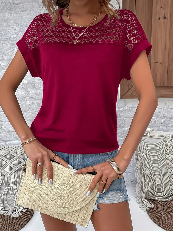 Stilvolles Damen Fledermaus-T-Shirt für Eleganz & Komfort. Lockeres Langarm-Oberteil, perfekt für modische Herbst-Looks.