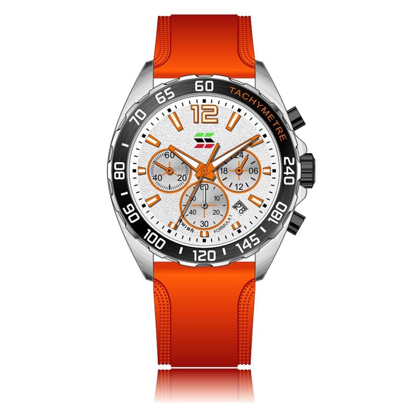 Elegante dynamische Unisex-Uhr mit präzisem Zifferblatt. Wasserdicht, passend für jeden Anlass. Zeitmesser.