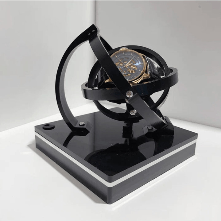 Horion Uhrenbeweger für 2 Luxus-Automatikuhren, leise. Elegante Uhrenbox zur Uhrenaufbewahrung und Pflege.