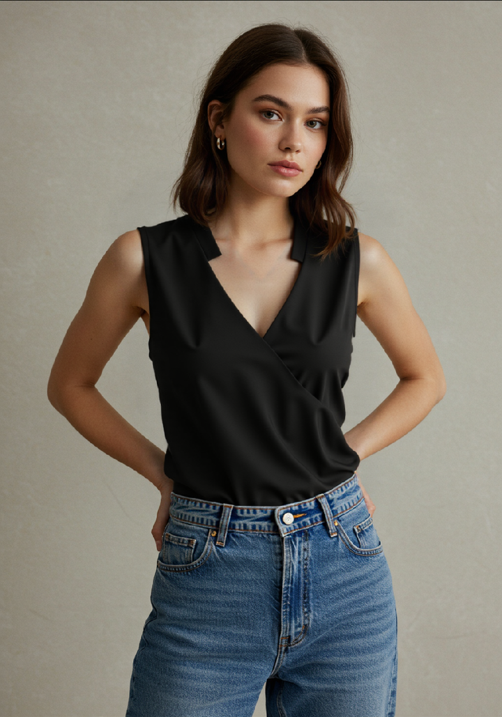 Komfortables ärmelloses Sommertop für Damen, elegant und vielseitig kombinierbar.