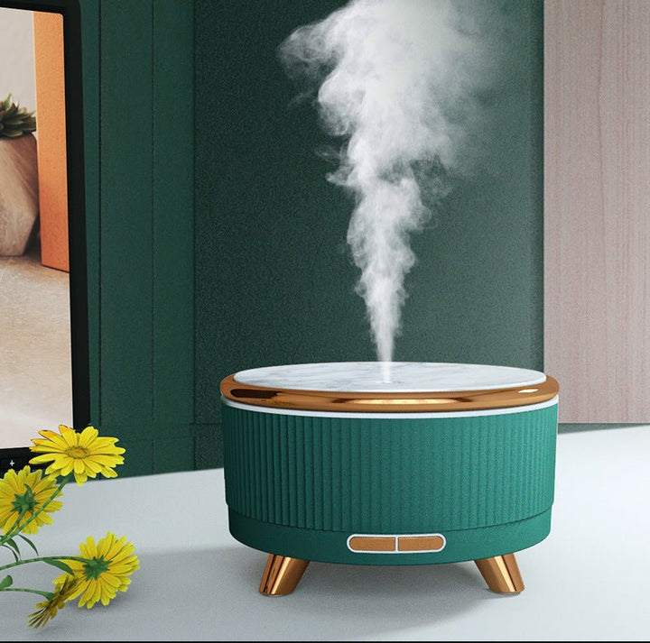 Moderner Aromatherapie-Diffuser mit feinem Nebel, schafft ruhige Wellness-Atmosphäre & verbessert Luftqualität geräuscharm.