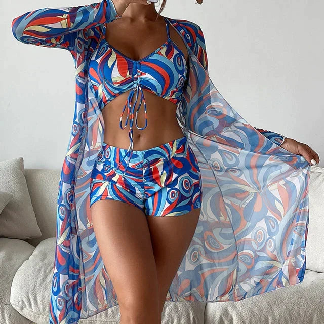 Bequemes Damen Bikini-Set für Frauen, ideal als Bikinigeschenk oder für entspannten Sommerurlaub am Pool.