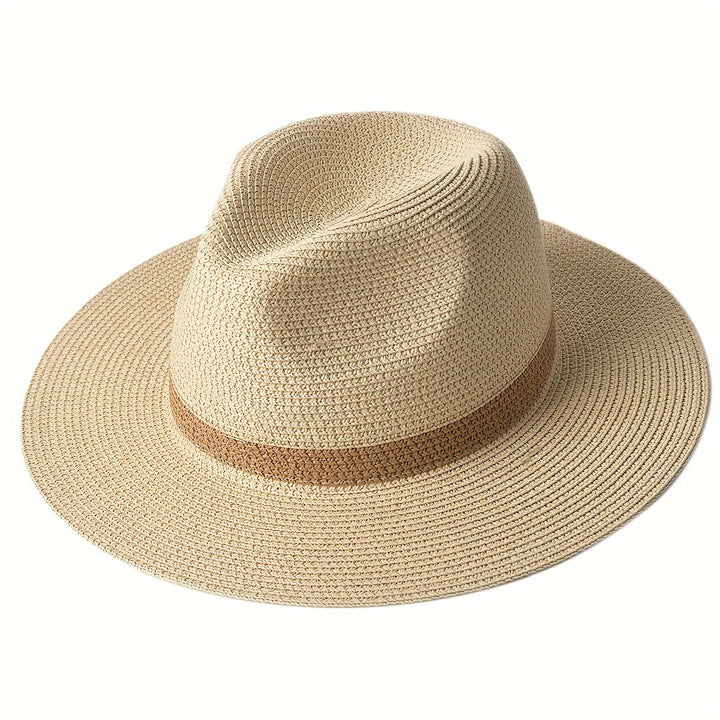 Leichter Unisex-Sonnenhut mit breiter Krempe, atmungsaktiv, komfortabel für heiße Sommertage.
