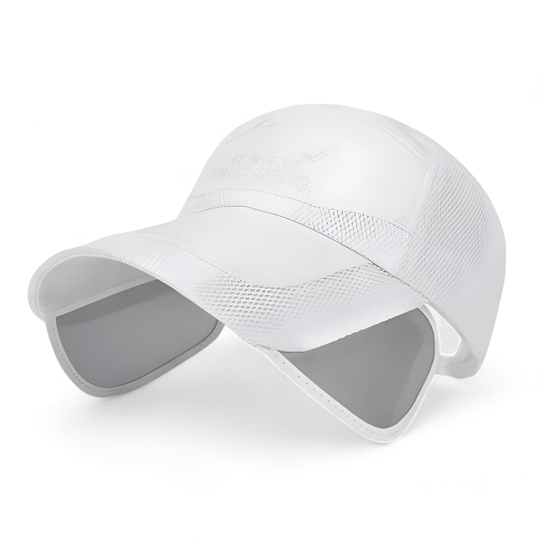 Leichtes atmungsaktives SunSport Kim Visier-Cap für Damen & Herren, mit starkem UV-Sonnenschutz.