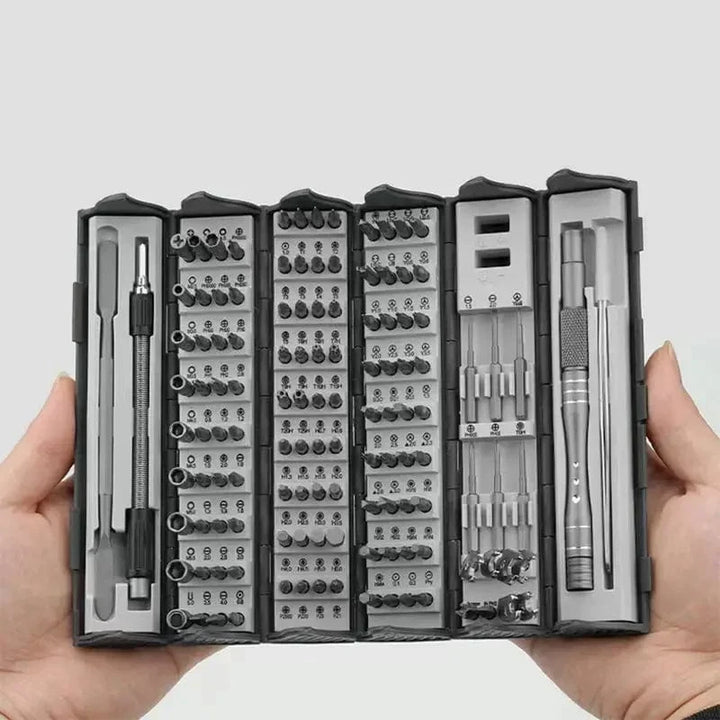 Vielseitiges 16-in-1 Schraubendreher-Set, magnetisch, ideal für Elektronik, Reparatur und Heimwerker.