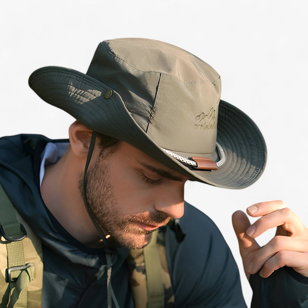 Unisex Bucket-Hut Johnny mit UV-Schutz, wasserdicht und atmungsaktiv; ideal für Outdoor-Aktivitäten.