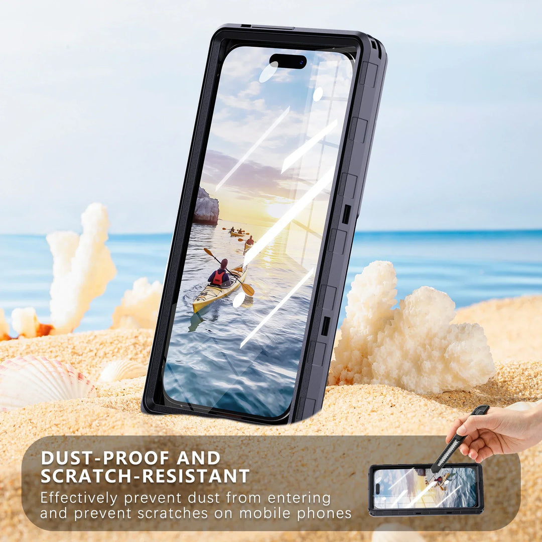 Wasserdichte Handyhülle (1+1 GRATIS) für 6,9" Smartphones. IP68 Schutz beim Schwimmen & Tauchen.