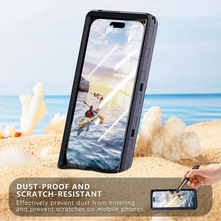 Wasserdichte Handyhülle (1+1 GRATIS) für 6,9" Smartphones. IP68 Schutz beim Schwimmen & Tauchen.