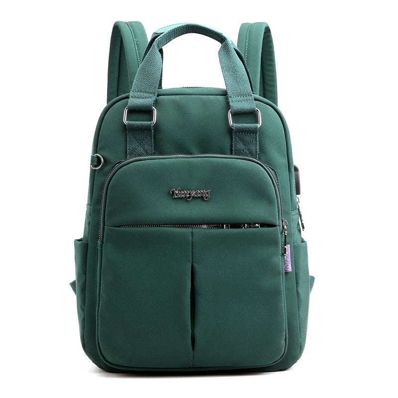 Funktionaler Unisex-Laptop-Rucksack, wasserfest, diebstahlsicher und gut organisiert.