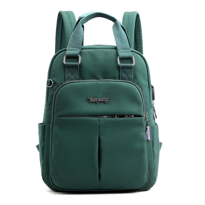 Funktionaler Unisex-Laptop-Rucksack, wasserfest, diebstahlsicher und gut organisiert.