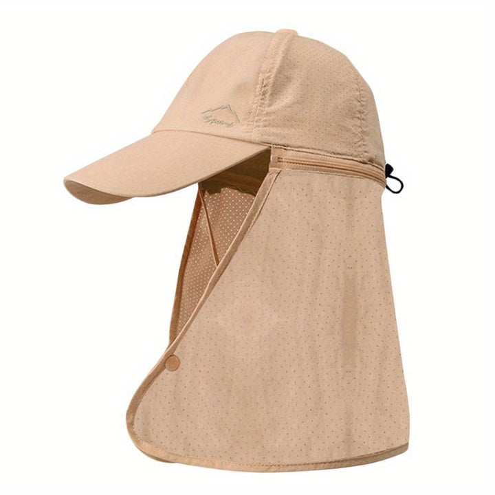 Praktischer Sonnenhut mit Nackenschutz & UV-Schutz. Ideal für alle Outdoor-Aktivitäten & Sport.