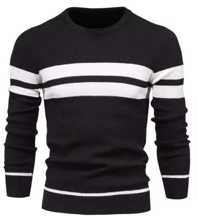 Bequemer Herren Langarm-Pullover für den Alltag, perfekt für die kühle Winterzeit, ein Basic für jeden Mann.