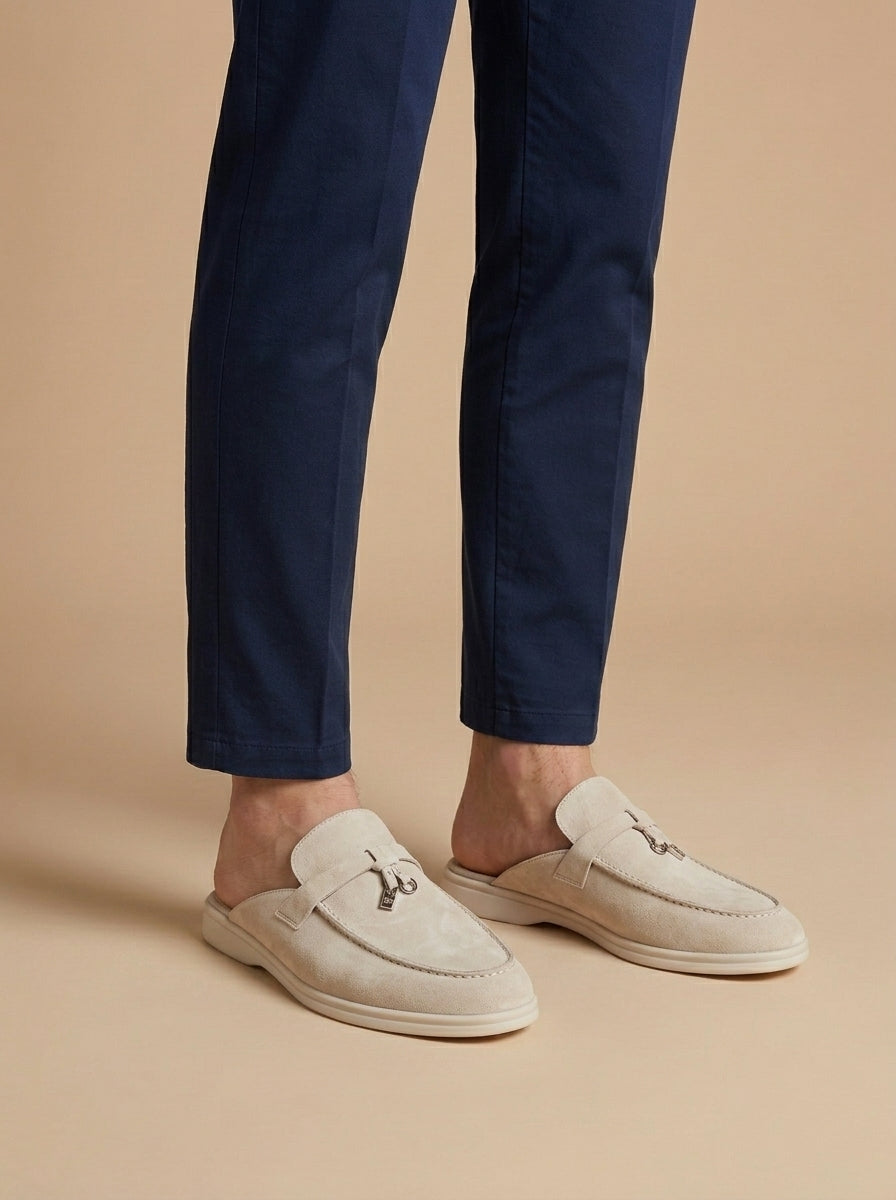 Sommerliche Herren Loafers: Atmungsaktive Slip-On Mules für höchsten Tragekomfort und lässigen Stil.