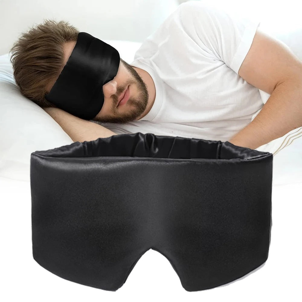 Bequeme Unisex Luxus-Augenmaske aus weichem Stoff für tiefe Entspannung, Wellness & erholsamen Schlaf.
