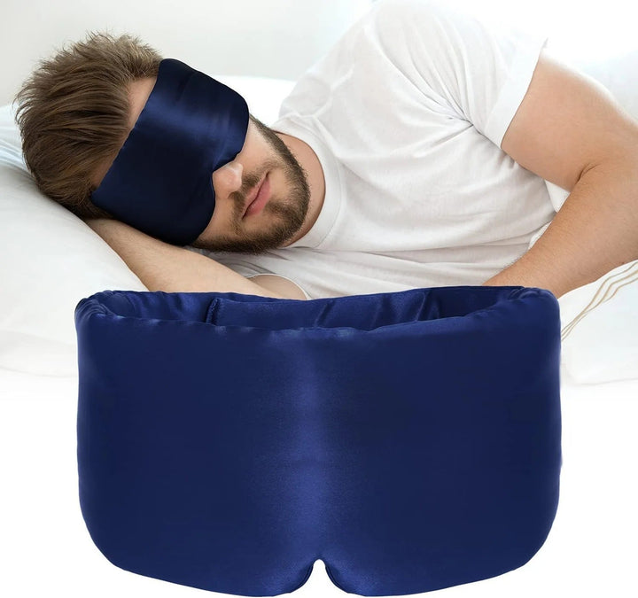Unisex Schlafmaske für Reisen, schützt vor Licht im Flugzeug & Hotel. Für Tiefschlaf & schnelle Erholung.