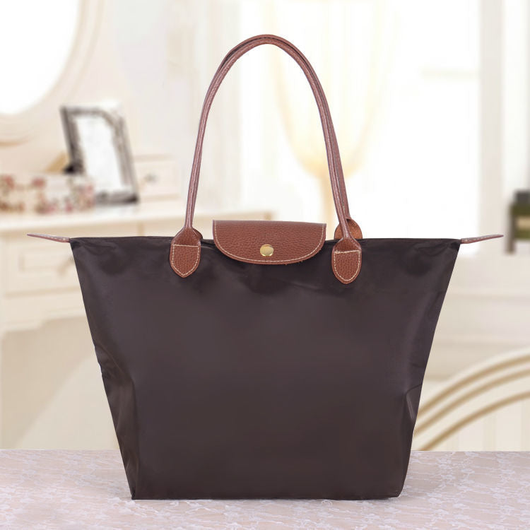 Vielseitige große Damen Canvas Tasche als Schultertasche oder Handtasche, robust & stylisch.