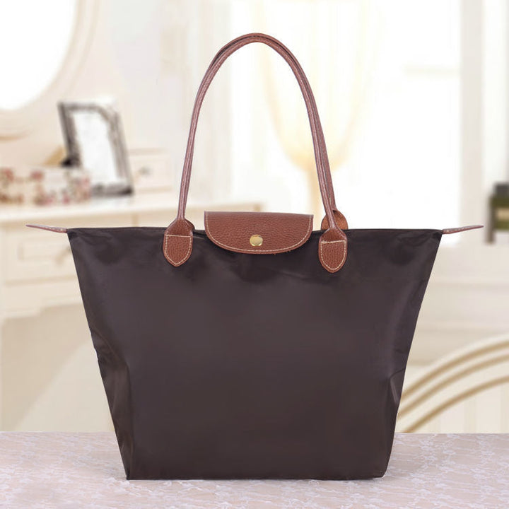 Vielseitige große Damen Canvas Tasche als Schultertasche oder Handtasche, robust & stylisch.