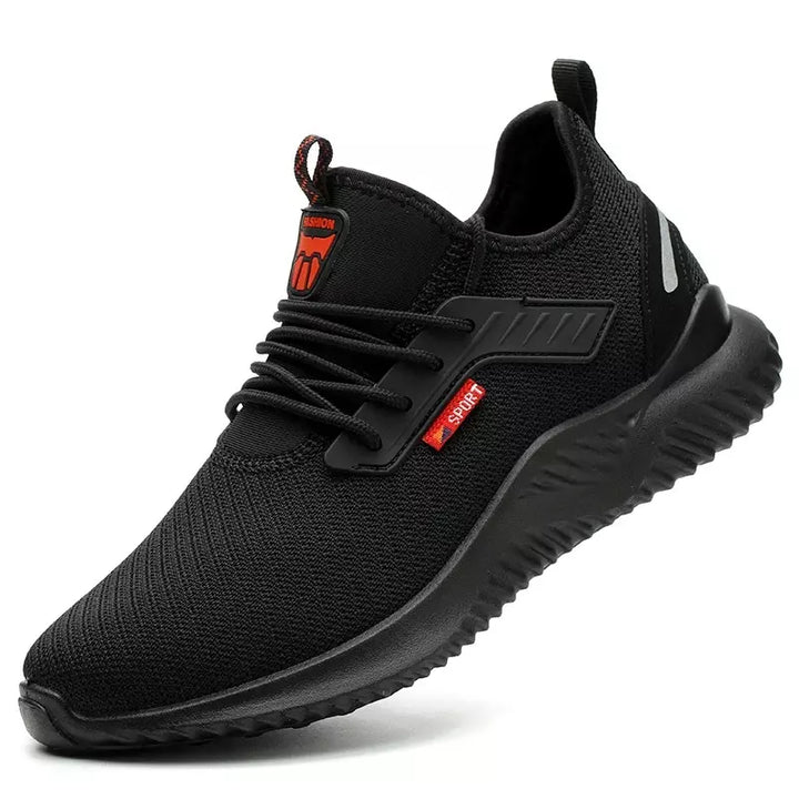 Schwarze Mary Jane Damenschuhe mit verstellbarem Riemen. Elegante flache Komfortschuhe für Büro & Alltag.