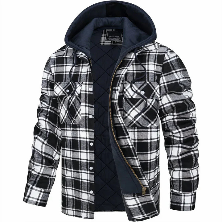 Warme Herren Winterjacke, winddicht & wasserabweisend. Stilvolle Outdoor-Freizeitjacke für optimalen Kälteschutz.