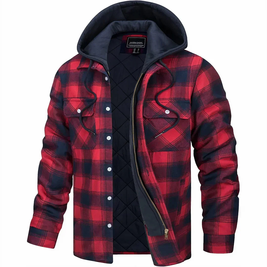 Moderne Herren Winterjacke für Freizeit & Outdoor. Bietet optimalen Kälteschutz; warm, winddicht & wasserabweisend.