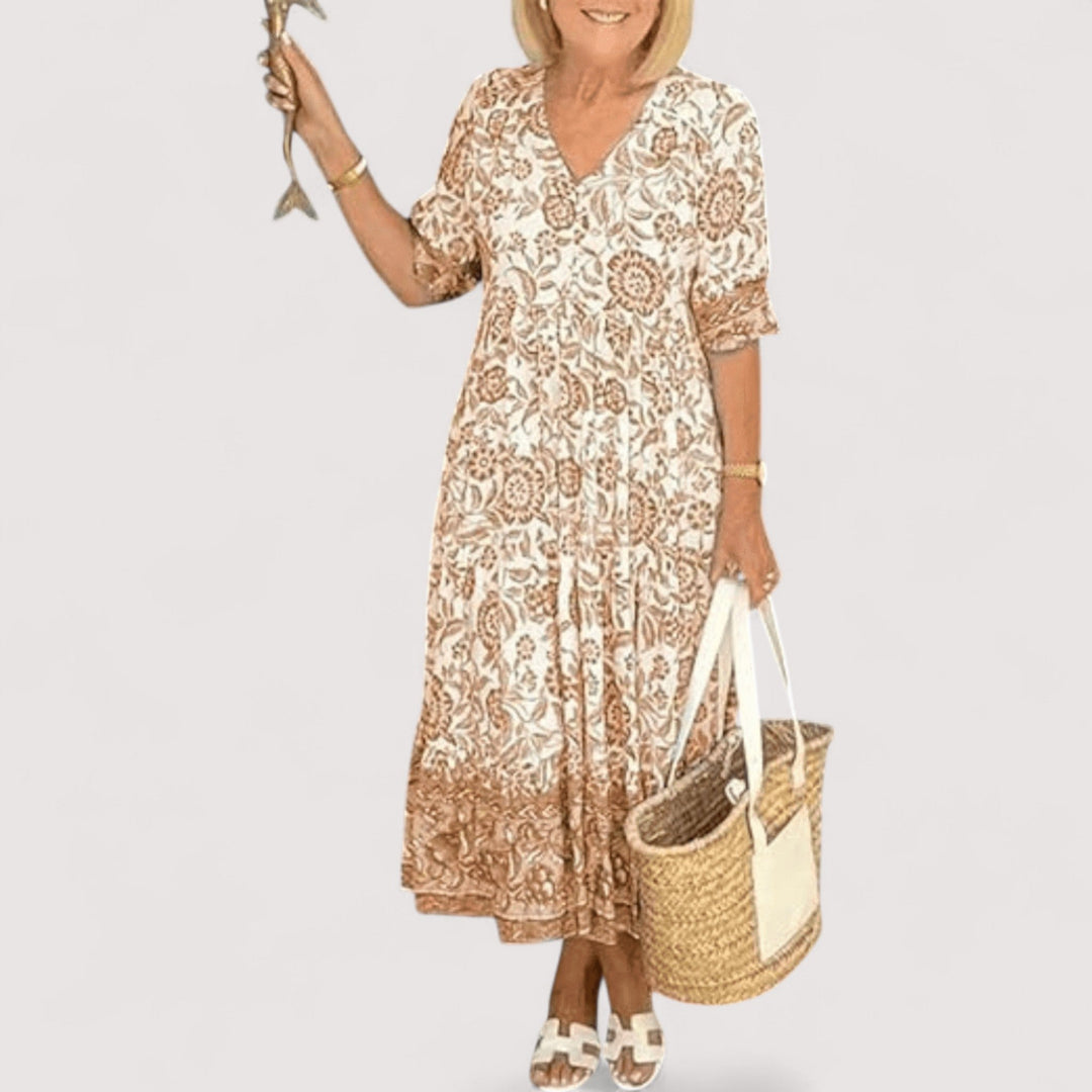 Stilvolles, leichtes Damen Sommerkleid. Atmungsaktiv & bequem, ein Must-have für Ihre Sommergarderobe.