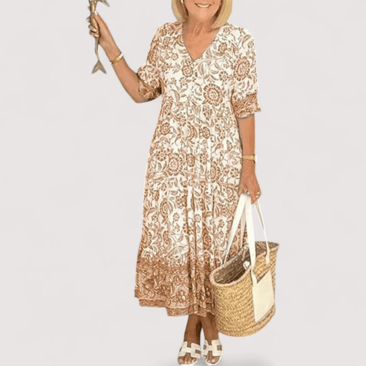 Stilvolles, leichtes Damen Sommerkleid. Atmungsaktiv & bequem, ein Must-have für Ihre Sommergarderobe.